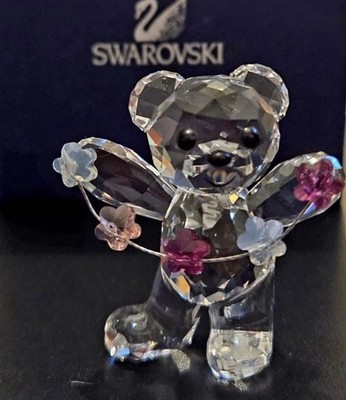 Swarovski Kris Bear ,,Blumen für  dich   Sammlerstück in schöner Herzdose