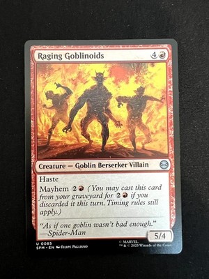 Raging Goblinoids 85 UC Marvel's Spider-Man Magic: The Gathering NM/M