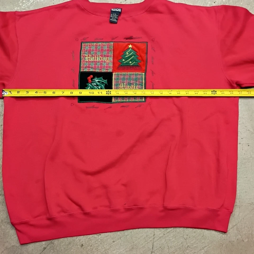 👾Sudadera de Colección Navidad Vacaciones Roja Cuello Redondo Para Hombre Talla Grande/XL Foto 4 de 4