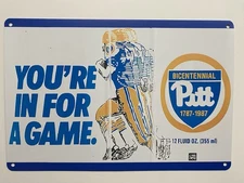 Iron City Beer Pitt Panthers Sign - Pittsburgh - Steelers Penguins Pirates