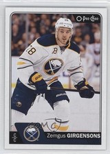 2016-17 O-Pee-Chee Zemgus Girgensons #65 2l0