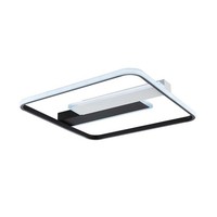 Deckenleuchte Wohnzimmerlampe Led Leuchte Metall Weiß Schlafzimmerlampe 50X50 Cm