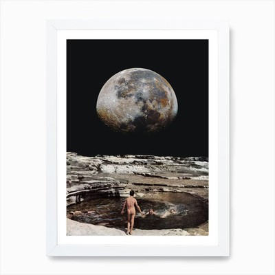 Mad Moon Art Print Framed Wall Art Poster Canvas Print Picture