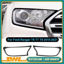 Scheinwerferblende L+R 2er set für Ford Ranger 15-22 T6 T7 T8 XLT Wildtrak