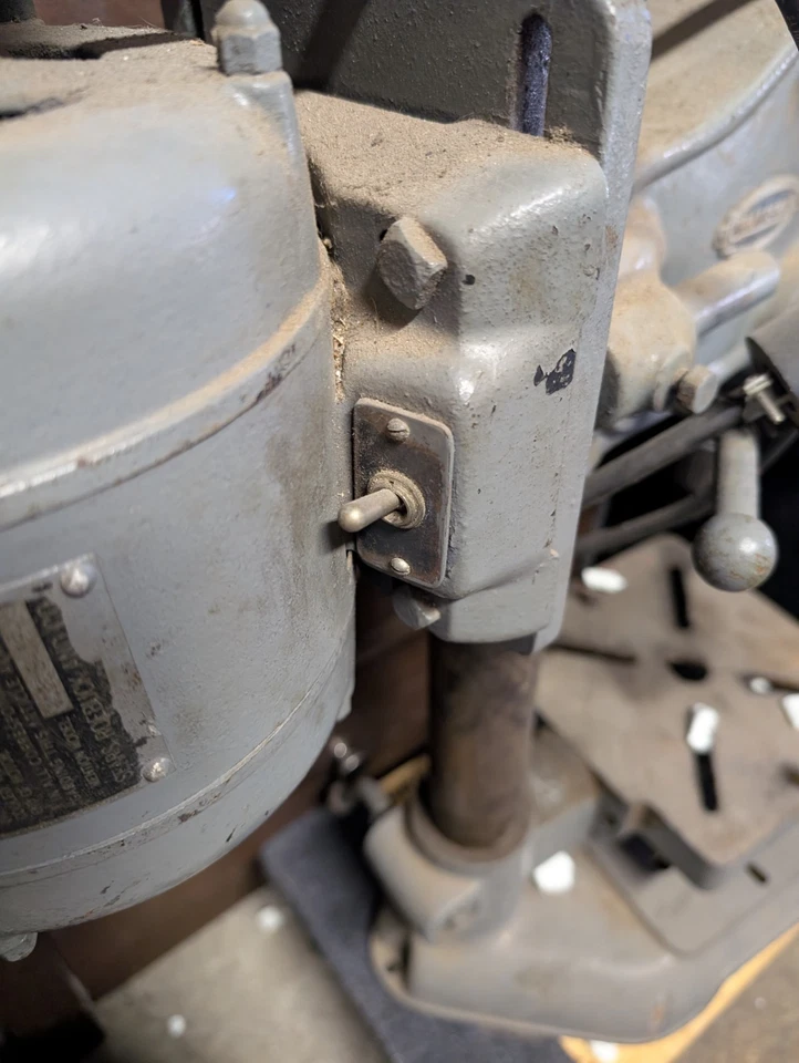 1930-е Винтажный Дрель-пресс Craftsman Модель 101 Работает Отлично! - Изображение 3 из 4