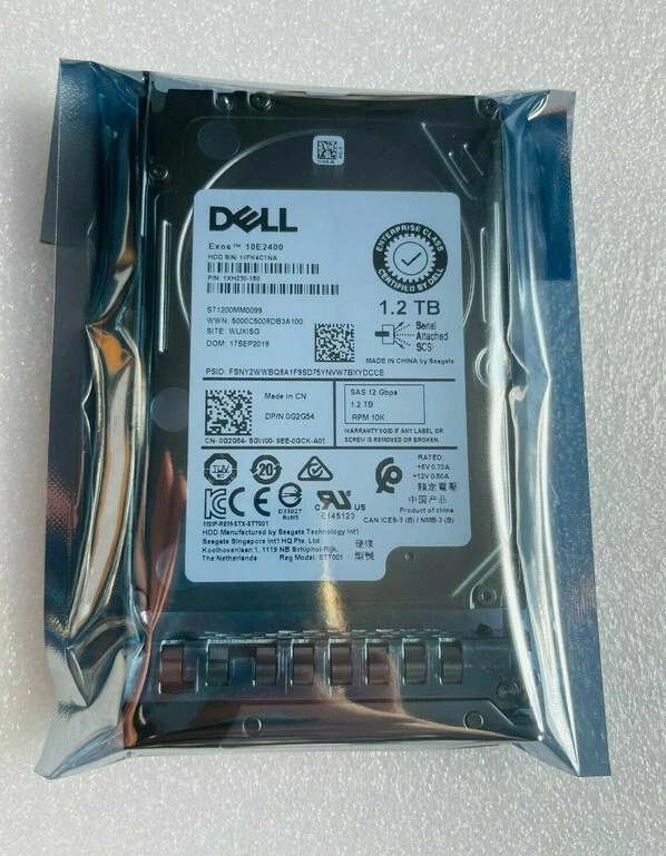 G2G54 DELL 1.2TB 12Gb/s 2.5" 10K Enterprise Hard Drive ST1200MM0099 0G2G54 NEW - Image 2 of 2