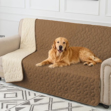 Waterproof Anti-Slip Pet Bed Cover for Sofa - Camel, 82x102 Inch