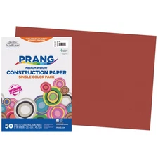 Prang Medium Weight Red Construction Paper 50 Sheets All Purpose Arts Crafts