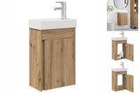 Badezimmer Waschbeckenunterschrank Artisan-Eiche Holzwerkstoff