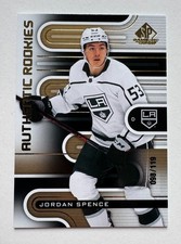 2022-23 Upper Deck SP Game Used - Authentic Rookies Jordan Spence #160 Gold /119
