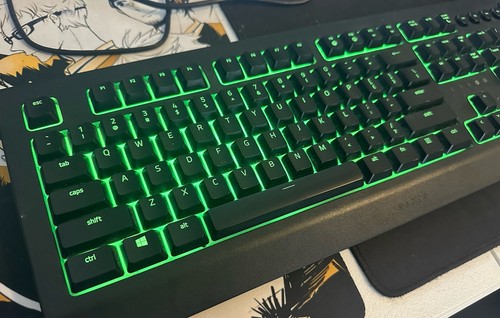 Razer Cynosa V2 (RZ03-03400100-R3M1) Wired Gaming Keyboard Tested Working - Picture 1 of 7