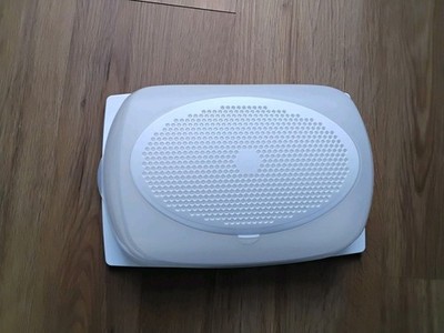TUPPERWARE Käse Max Käseglocke Käsebehälter Käseaufbewahrung Käsedose weiß