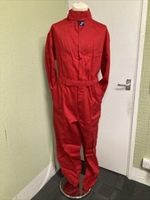 JAYS RACEWEAR Red Proban Cotton Boilersuit Coverall FLAME RETARDANT 49" CHEST