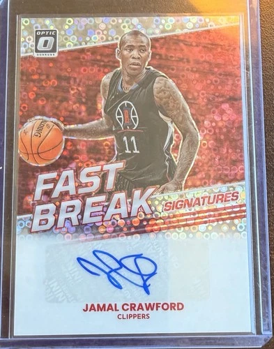 New ListingPanini Donruss Optic 2022-23 Jamal Crawford Fast Break Prizm Clippers Auto