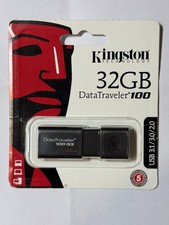 Kingston 32 GB USB 3.0 DataTraveler 100 G3 DT100G3 Flash Memory Drive