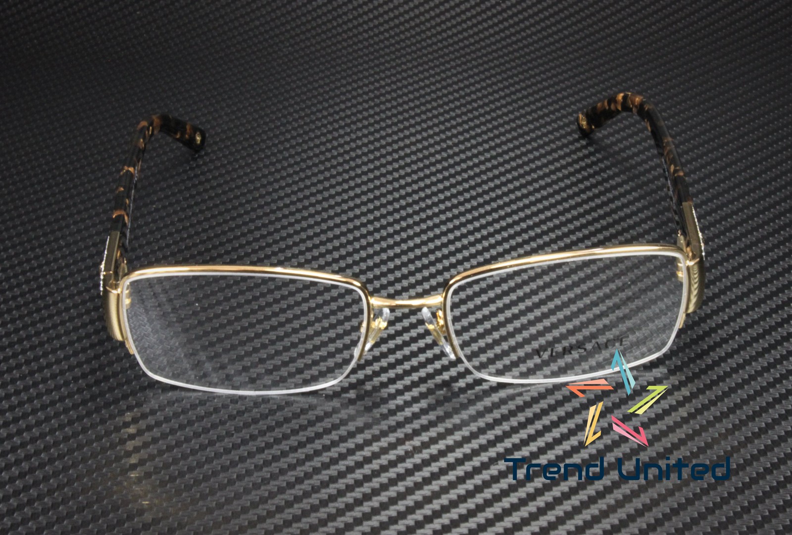 VERSACE VE1175B 1002 Gold Demo Lens 53 mm Women's Eyeglasses thumbnail 4