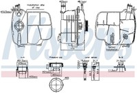 AusgleichsbehäLter KüHlmittel ** First FIT ** Nissens 996305 0,85 Liter FüR Opel