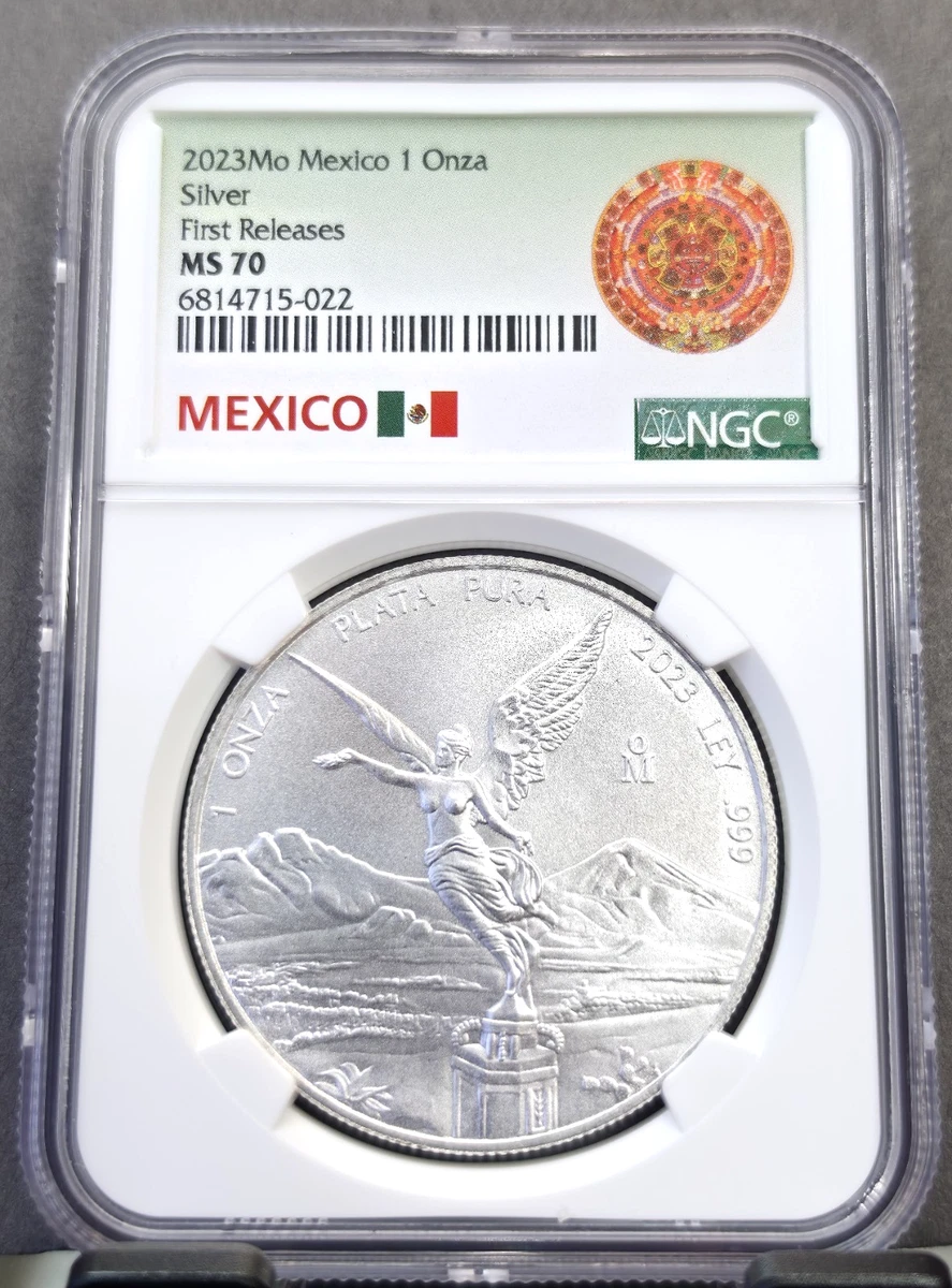 Mexican Libertad Silver Bullion Coins NGC 1 oz Precious Metal