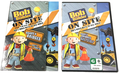 Bob The Builder - On Site - Roads & Bridges - DVD Movie w/ Slipcover - 2008