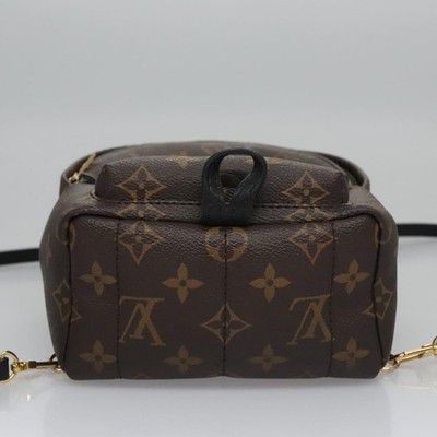 LOUIS VUITTON Monogram Palm Springs MINI Backpack M41562 LV Auth