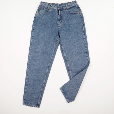 Vintage Blue Family Benetton Herren Jeans Hose Gr W34 R32 blau 5 Pocket high Wai