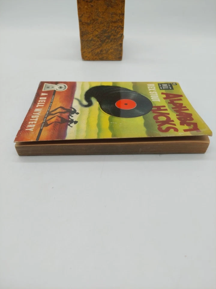 Rex Stout Alphabet Hicks # 146 Dell Mapback SC Mass Market Paperback - Image 4 of 4