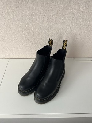 Dr. Martens Audrick Chelsea Plateustiefelette - Schwarz  Gr. 40