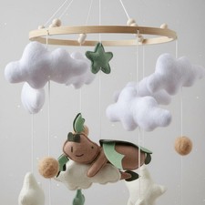 Mobile Nuée En Feutre Doux Mobile de Lit Bébé Nordique pour Bébés, Nouveau-Nés