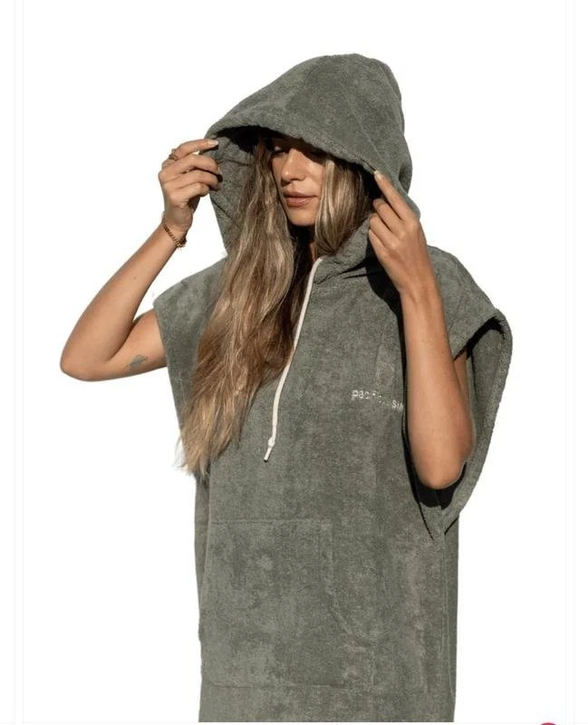 Women Cotton Club Robe Grey Cotton 38 / M / 46 - Bild 1 von 4