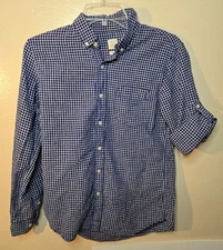 Giordano Men's Slim Fit Linen Blend Long Sleeve Button Down Size Small