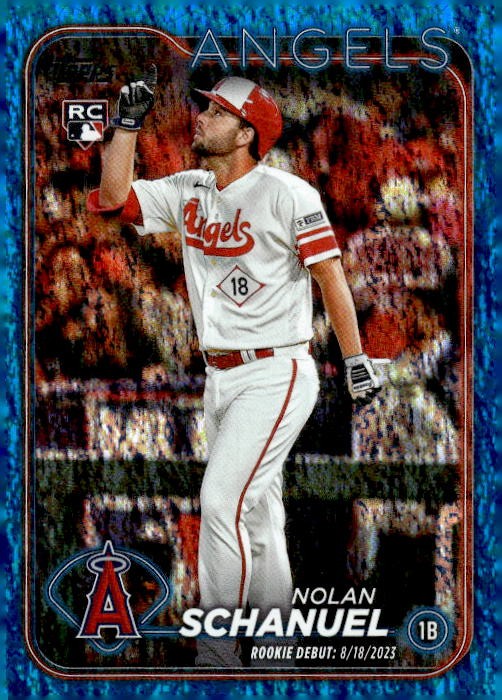 2024 Topps Update #US193 Nolan Schanuel Blue Holofoil #/999