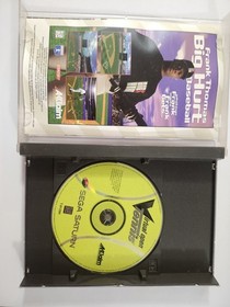 Virtual Open Tennis Video Game For Sega Saturn 