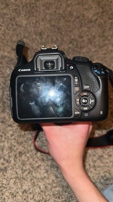 Canon EOS Rebel T5 DSLR Camera Kit 18-55mm & 75-300mm Lenses, 18MP, Black