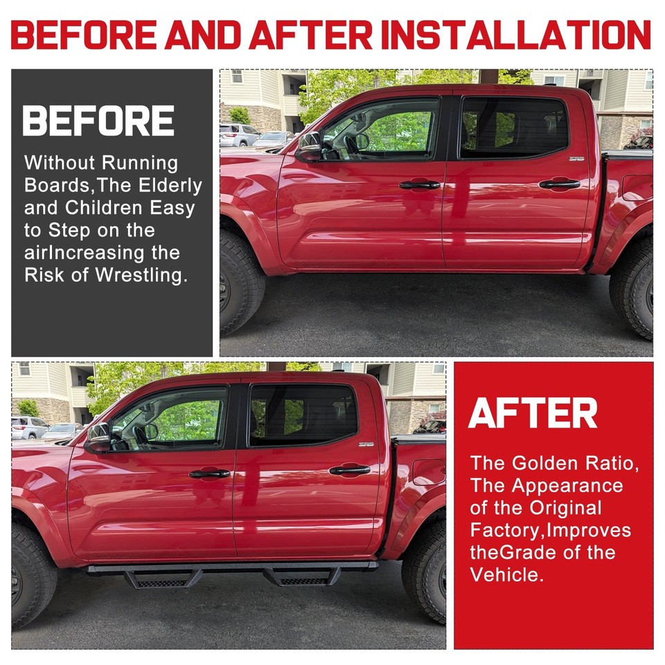FIT 09-14 FORD F150 Super Crew Cab Drop Steps 4