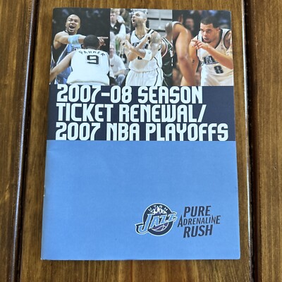 NBA Utah Jazz 2207 2008 Renewal Program-