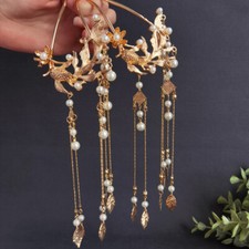 2Pc Costume Hanfu Hair Accessories U-Shaped Hairpin Retro Accessories