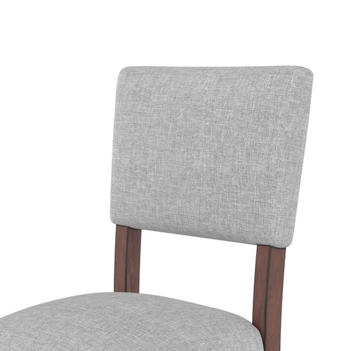 Mid Century Modern Bar Stools Set of 4, 40.4" Counter Stools with Back, Linen Up - Picture 5 of 10