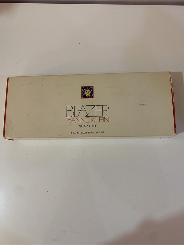 VINTAGE RARE ANNE KLEIN BLAZER SOAP TRIO BAR SOAP SEALED NIB