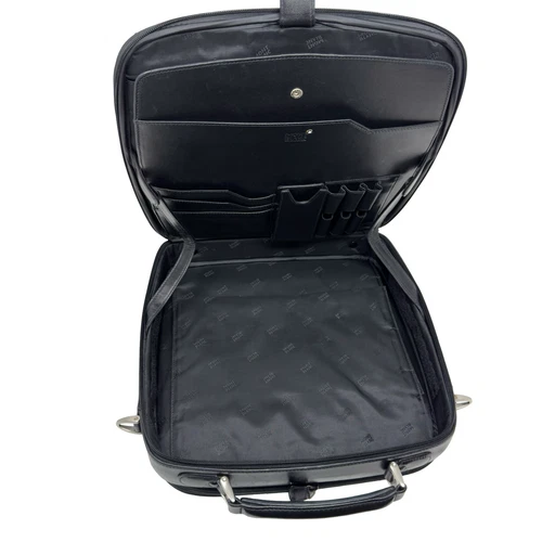 MONTBLANC MST Cashmere Leder Laptop Tasche Aktentasche 34x34x9 cm NP:2400€ -G08