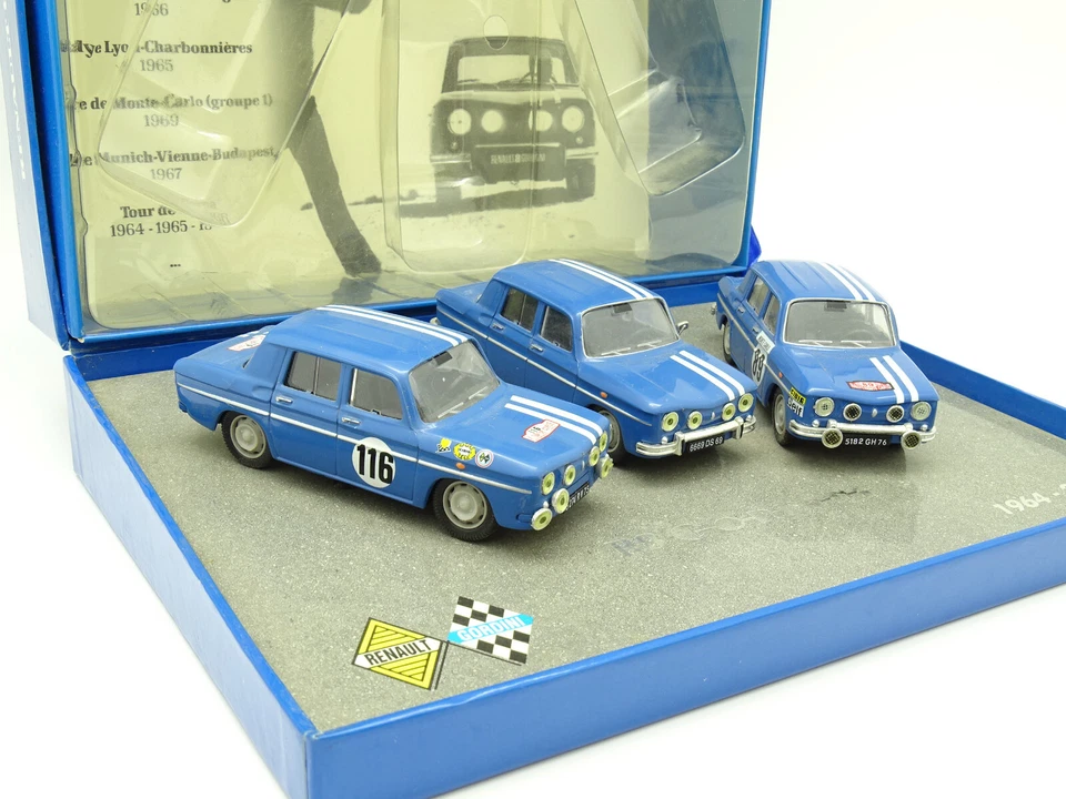 Norev 1/43 - Juego de 3 Renault 8 Gordini 1964 - 2004 Rally Monte Carlo - Corse Foto 2 de 3