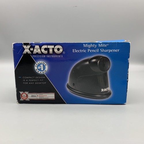 X-ACTO Mighty Mite elektrischer Bleistiftspitzer W19505 - schwarz NEU OFFENE BOX - Bild 3 von 20