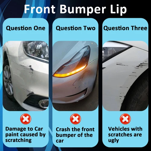 For KIA K5 GT EX LX 2021-2025 Front Lip Splitter Spoiler Body Kits Glossy Black - Picture 3 of 15