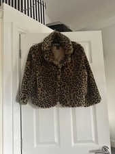 Beautiful Revue Animal Print Faux Fur Jacket