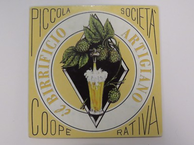 Bier Verbindung Untersetzer ~ Il Birrificio Artigiano ~ Piccola Societa Coope ~
