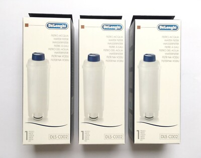3 DeLonghi DLS C002 Wasserfilter für ESAM, ECAM, BCO EC Kaffeevollautomaten