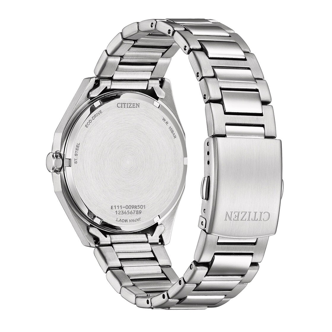 Citizen Eco-Drive BM7630-80X Green Analog Octagonal Design Solar