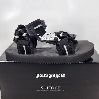Size 11.5 Kids (EU 29) - Suicoke x Palm Angels DEPA 2 Cab - Black / White