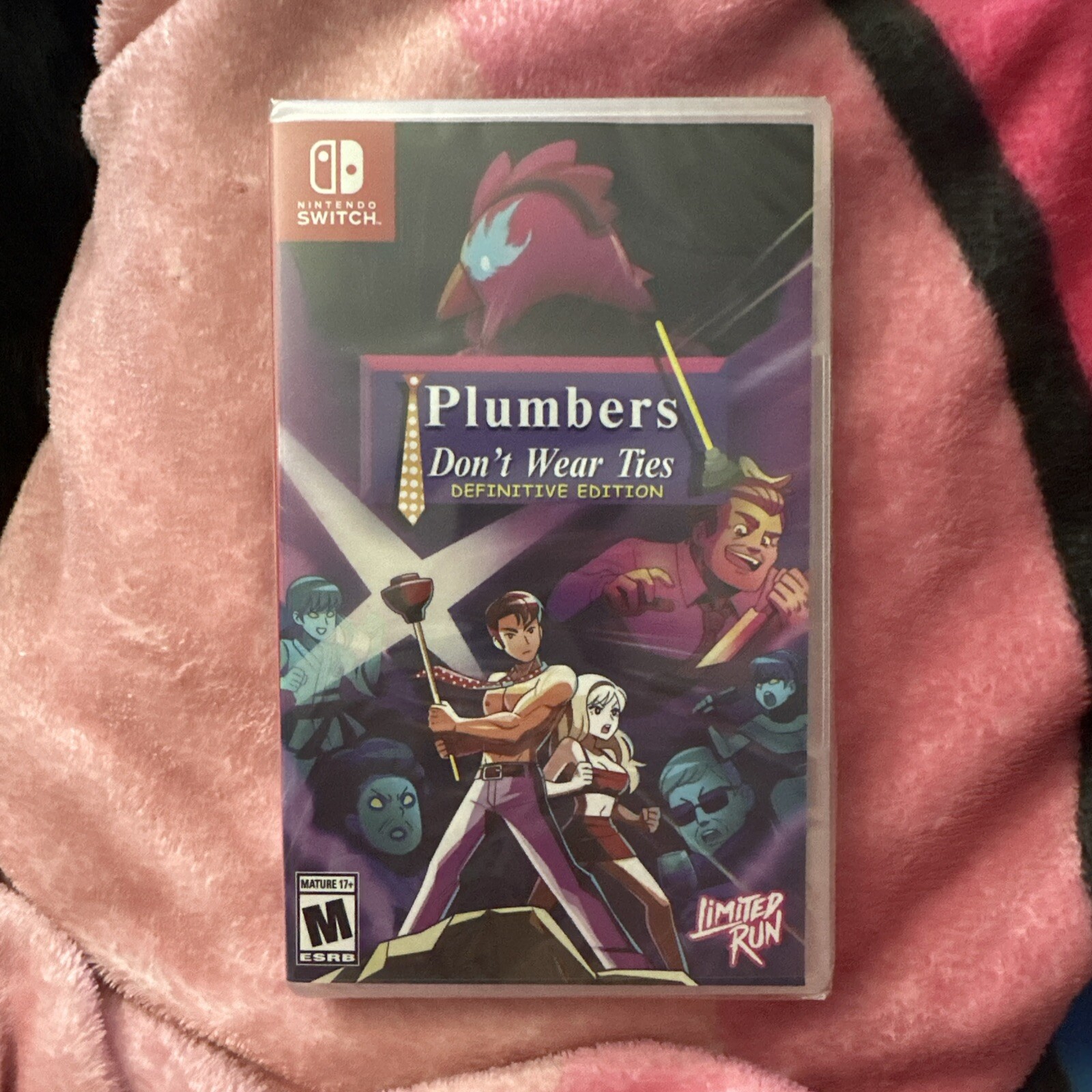 Plumbers Don't Wear Ties Definitve Edition SDCC Exclusive NINTENDO SWITCH Game