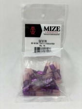 Mize 25 Pc Red Size 22-16 GA Fully Insulated Heat Shrink Female Spade Plug SFIFR