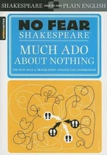 Much Ado About Nothing (No Fear Shakespeare) - Paperback - VERY GOOD